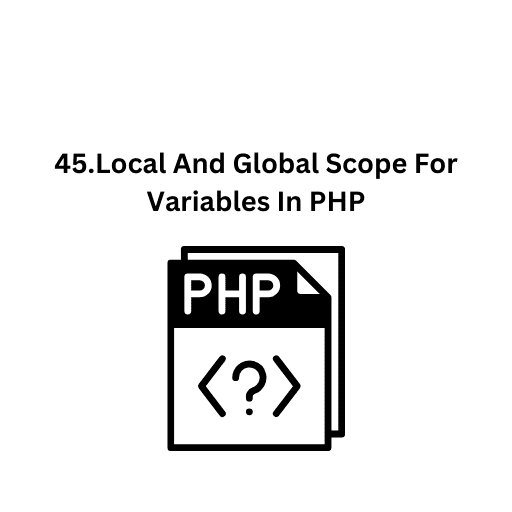 45.Local And Global Scope For Variables In PHP